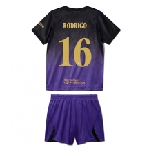 Barcelona Rodri Hernandez #16 Replika Bortedrakt Barn 2026-27 Kortermet (+ bukser)
