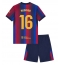 Barcelona Rodri Hernandez #16 Replika Hjemmedrakt Barn 2026-27 Kortermet (+ bukser)