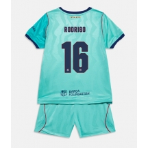 Barcelona Rodri Hernandez #16 Replika Tredjedrakt Barn 2026-27 Kortermet (+ bukser)