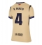 Barcelona Ronald Araujo #4 Replika Bortedrakt Dame 2025-26 Kortermet