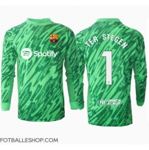 Barcelona Ter Stegen #1 Keeper Replika Bortedrakt 2024-25 Langermet