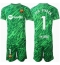Barcelona Ter Stegen #1 Keeper Replika Bortedrakt Barn 2024-25 Kortermet (+ bukser)