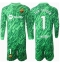 Barcelona Ter Stegen #1 Keeper Replika Bortedrakt Barn 2024-25 Langermet (+ bukser)
