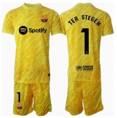 Barcelona Ter Stegen #1 Keeper Replika Hjemmedrakt Barn 2024-25 Kortermet (+ bukser)