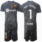 Barcelona Ter Stegen #1 Keeper Replika Tredjedrakt Barn 2024-25 Kortermet (+ bukser)