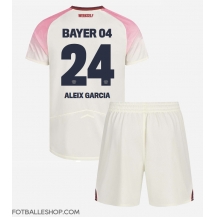 Bayer Leverkusen Aleix Garcia #24 Replika Bortedrakt Barn 2025-26 Kortermet (+ bukser)