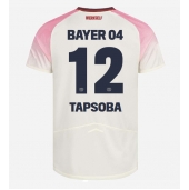 Bayer Leverkusen Edmond Tapsoba #12 Replika Bortedrakt 2025-26 Kortermet