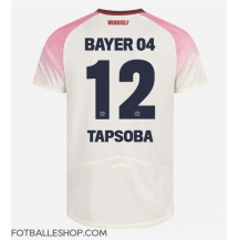 Bayer Leverkusen Edmond Tapsoba #12 Replika Bortedrakt 2025-26 Kortermet