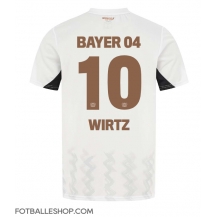 Bayer Leverkusen Florian Wirtz #10 Replika Bortedrakt 2024-25 Kortermet