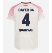 Bayer Leverkusen Jarell Quansah #4 Replika Bortedrakt 2025-26 Kortermet