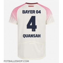 Bayer Leverkusen Jarell Quansah #4 Replika Bortedrakt 2025-26 Kortermet