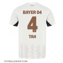 Bayer Leverkusen Jonathan Tah #4 Replika Bortedrakt 2024-25 Kortermet
