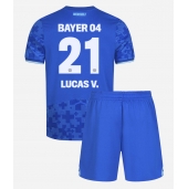 Bayer Leverkusen Lucas Vazquez #21 Replika Tredjedrakt Barn 2025-26 Kortermet (+ bukser)