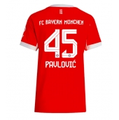 Bayern Munich Aleksandar Pavlovic #45 Replika Hjemmedrakt Dame 2025-26 Kortermet