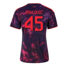 Bayern Munich Aleksandar Pavlovic #45 Replika Tredjedrakt Dame 2026-27 Kortermet
