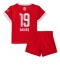 Bayern Munich Alphonso Davies #19 Replika Hjemmedrakt Barn 2022-23 Kortermet (+ bukser)