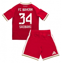 Bayern Munich Ismael Saibari #34 Replika Hjemmedrakt Barn 2026-27 Kortermet (+ bukser)