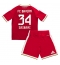 Bayern Munich Ismael Saibari #34 Replika Hjemmedrakt Barn 2026-27 Kortermet (+ bukser)