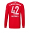 Bayern Munich Jamal Musiala #42 Replika Hjemmedrakt 2022-23 Langermet