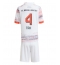 Bayern Munich Jonathan Tah #4 Replika Bortedrakt Barn 2025-26 Kortermet (+ bukser)