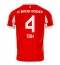Bayern Munich Jonathan Tah #4 Replika Hjemmedrakt 2025-26 Kortermet