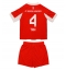 Bayern Munich Jonathan Tah #4 Replika Hjemmedrakt Barn 2025-26 Kortermet (+ bukser)