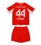 Bayern Munich Josip Stanisic #44 Replika Hjemmedrakt Barn 2025-26 Kortermet (+ bukser)