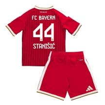 Bayern Munich Josip Stanisic #44 Replika Hjemmedrakt Barn 2026-27 Kortermet (+ bukser)