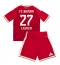 Bayern Munich Konrad Laimer #27 Replika Hjemmedrakt Barn 2026-27 Kortermet (+ bukser)