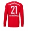 Bayern Munich Lucas Hernandez #21 Replika Hjemmedrakt 2022-23 Langermet