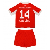 Bayern Munich Luis Diaz #14 Replika Hjemmedrakt Barn 2025-26 Kortermet (+ bukser)