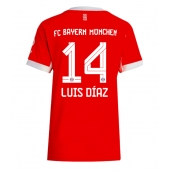 Bayern Munich Luis Diaz #14 Replika Hjemmedrakt Dame 2025-26 Kortermet