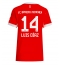 Bayern Munich Luis Diaz #14 Replika Hjemmedrakt Dame 2025-26 Kortermet