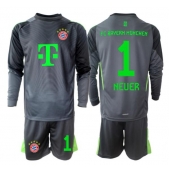 Bayern Munich Manuel Neuer #1 Keeper Replika Bortedrakt Barn 2025-26 Langermet (+ bukser)