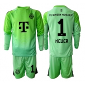 Bayern Munich Manuel Neuer #1 Keeper Replika Hjemmedrakt Barn 2025-26 Langermet (+ bukser)