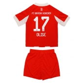 Bayern Munich Michael Olise #17 Replika Hjemmedrakt Barn 2025-26 Kortermet (+ bukser)