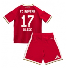 Bayern Munich Michael Olise #17 Replika Hjemmedrakt Barn 2026-27 Kortermet (+ bukser)