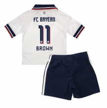 Bayern Munich Nathaniel Brown #11 Replika Bortedrakt Barn 2026-27 Kortermet (+ bukser)