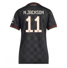 Bayern Munich Nicolas Jackson #11 Replika Tredjedrakt Dame 2025-26 Kortermet