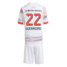 Bayern Munich Raphael Guerreiro #22 Replika Bortedrakt Barn 2025-26 Kortermet (+ bukser)