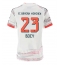 Bayern Munich Sacha Boey #23 Replika Bortedrakt Dame 2025-26 Kortermet