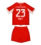 Bayern Munich Sacha Boey #23 Replika Hjemmedrakt Barn 2025-26 Kortermet (+ bukser)