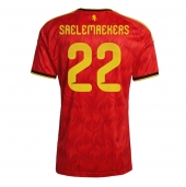 Belgia Alexis Saelemaekers #22 Replika Hjemmedrakt VM 2026 Kortermet
