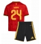 Belgia Amadou Onana #24 Replika Hjemmedrakt Barn VM 2026 Kortermet (+ bukser)