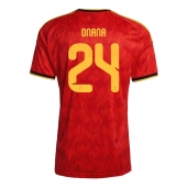 Belgia Amadou Onana #24 Replika Hjemmedrakt VM 2026 Kortermet