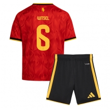 Belgia Axel Witsel #6 Replika Hjemmedrakt Barn VM 2026 Kortermet (+ bukser)
