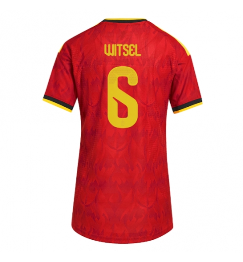 Belgia Axel Witsel #6 Replika Hjemmedrakt Dame VM 2026 Kortermet Belgia Axel Witsel #6 Replika Hjemmedrakt Dame VM 2026 Kortermet