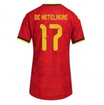 Belgia Charles De Ketelaere #17 Replika Hjemmedrakt Dame VM 2026 Kortermet