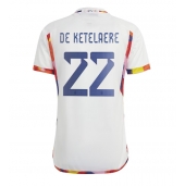 Belgia Charles De Ketelaere #22 Replika Bortedrakt VM 2022 Kortermet