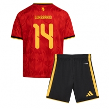Belgia Dodi Lukebakio #14 Replika Hjemmedrakt Barn VM 2026 Kortermet (+ bukser)